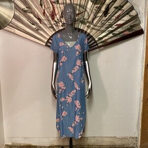 Billy T Chambray Dress, XS